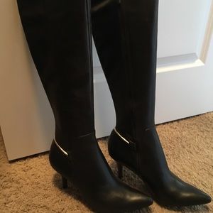 Calvin Klein tall black boots